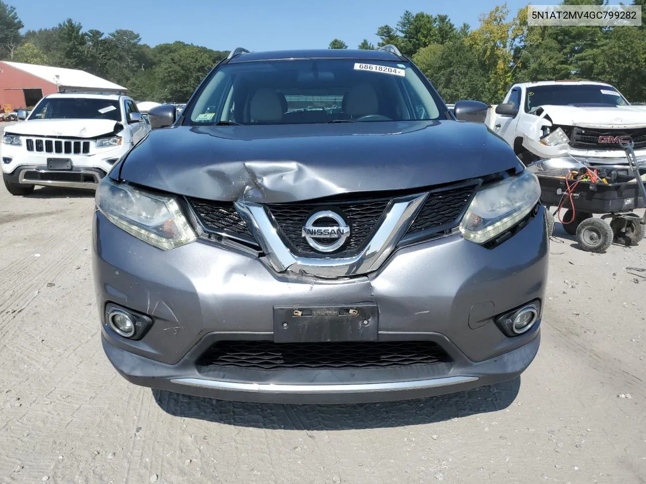 2016 Nissan Rogue S VIN: 5N1AT2MV4GC799282 Lot: 68618204