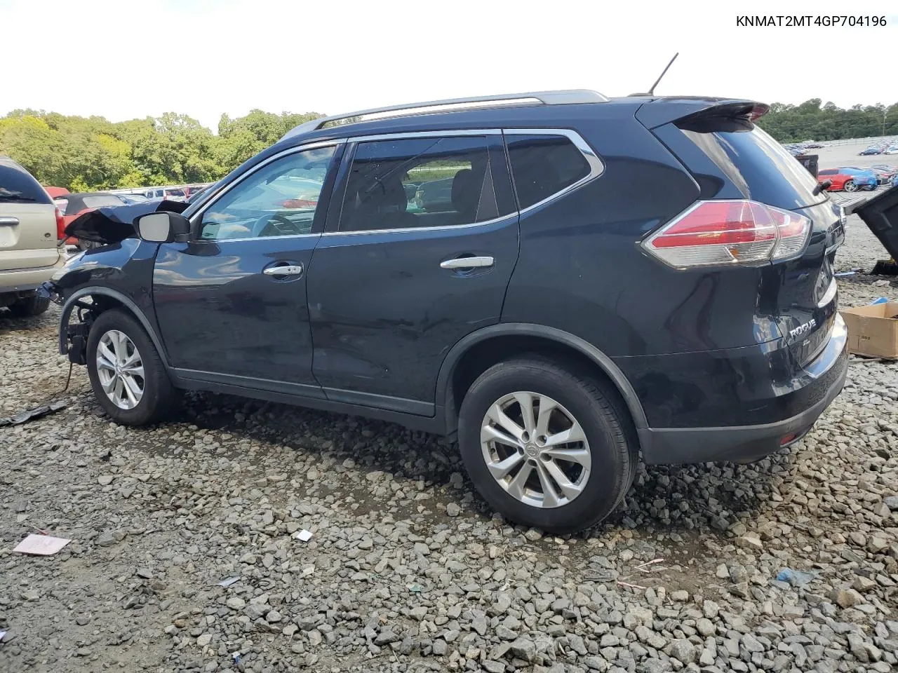 2016 Nissan Rogue S VIN: KNMAT2MT4GP704196 Lot: 68725824