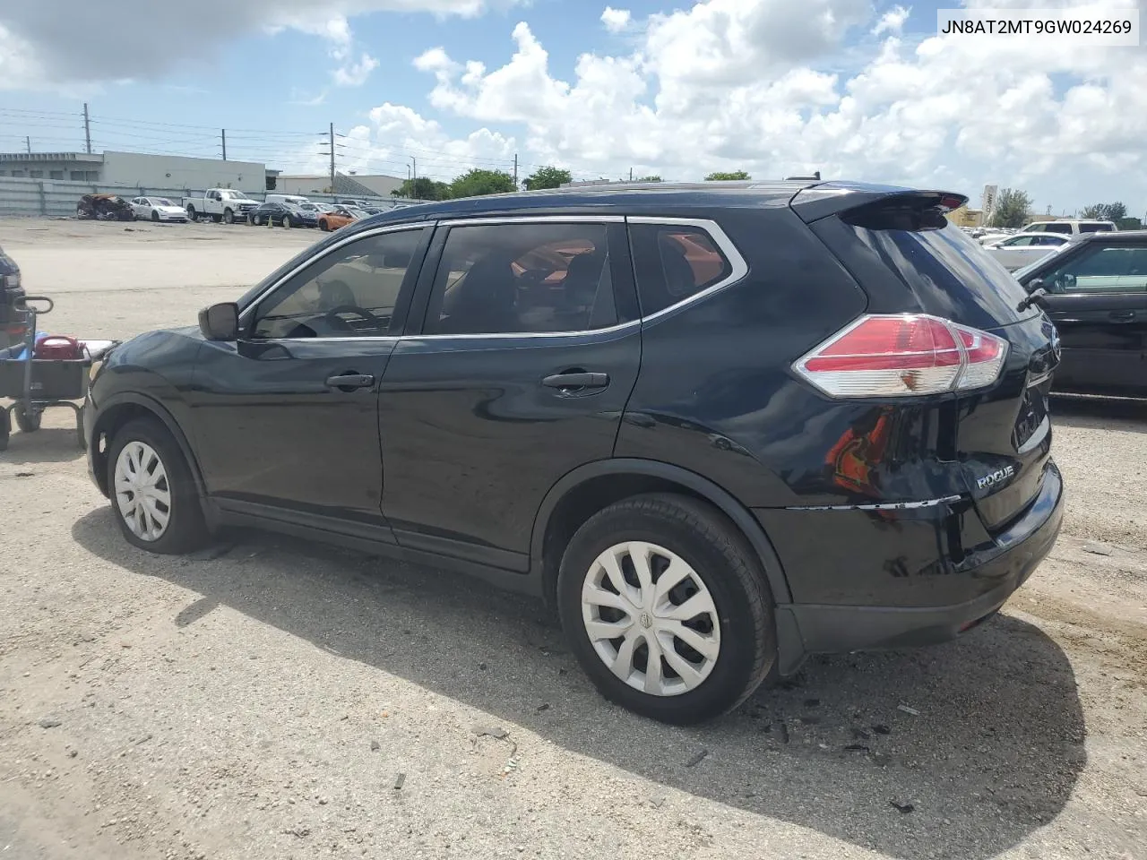 2016 Nissan Rogue S VIN: JN8AT2MT9GW024269 Lot: 68772864