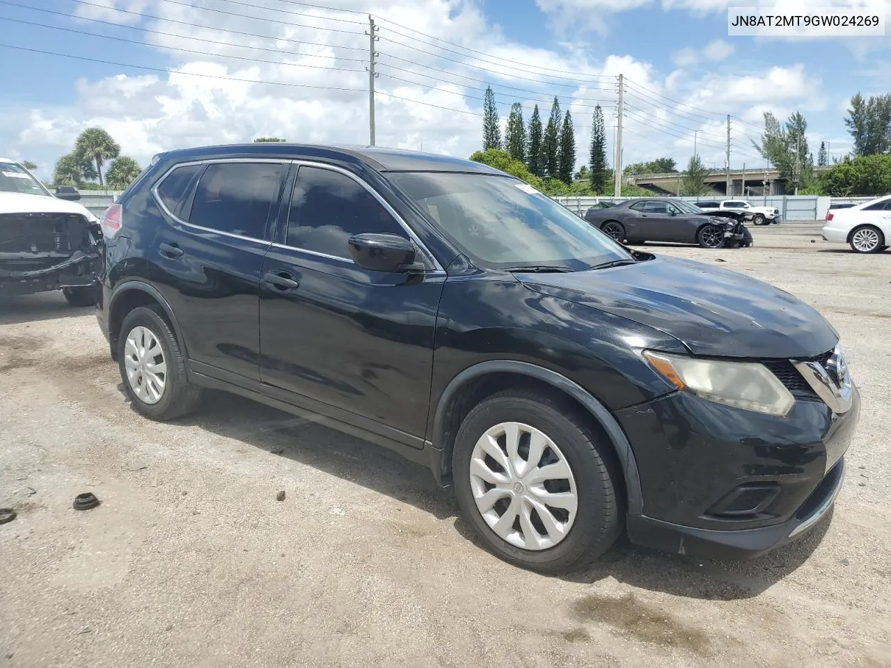 2016 Nissan Rogue S VIN: JN8AT2MT9GW024269 Lot: 68772864