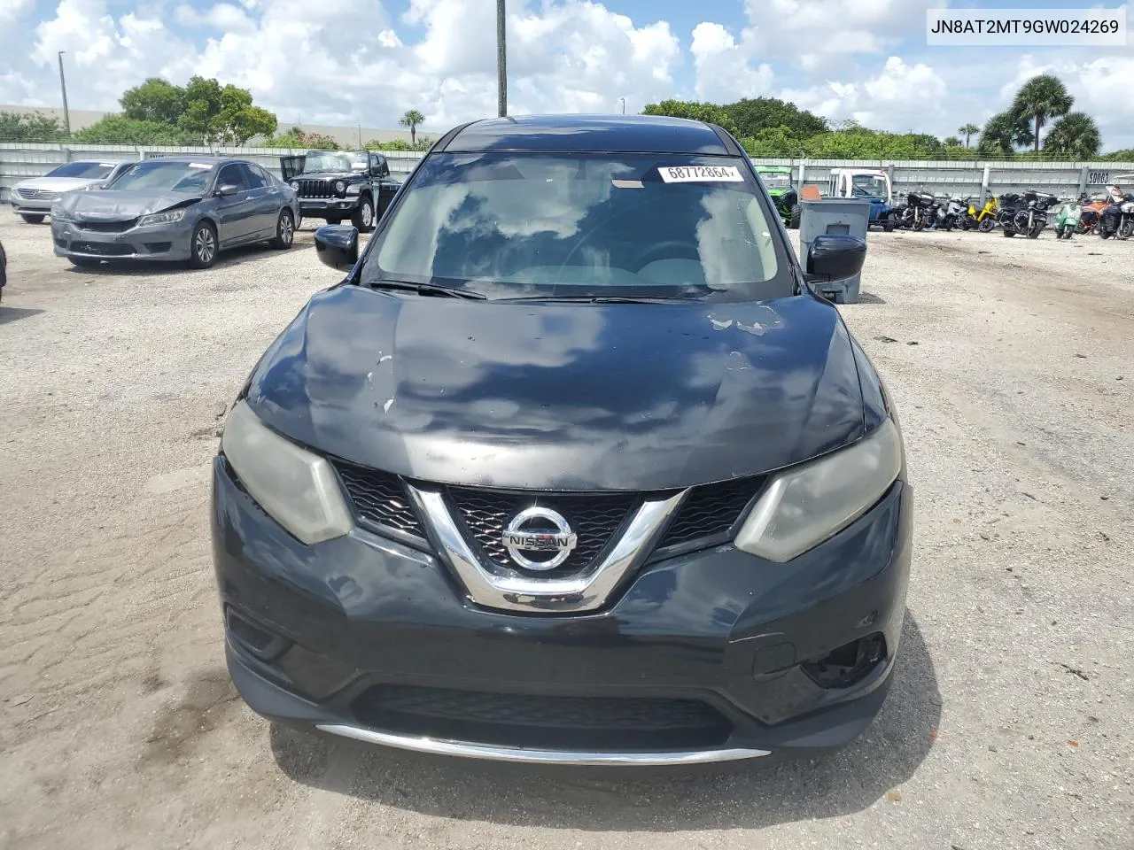 2016 Nissan Rogue S VIN: JN8AT2MT9GW024269 Lot: 68772864