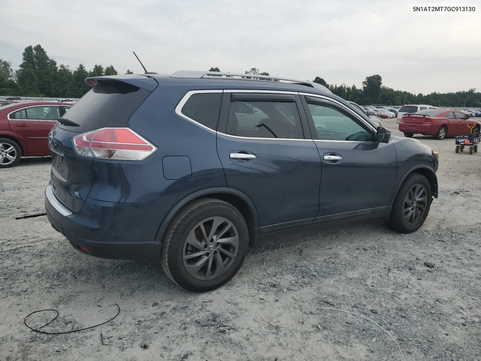 5N1AT2MT7GC913130 2016 Nissan Rogue S