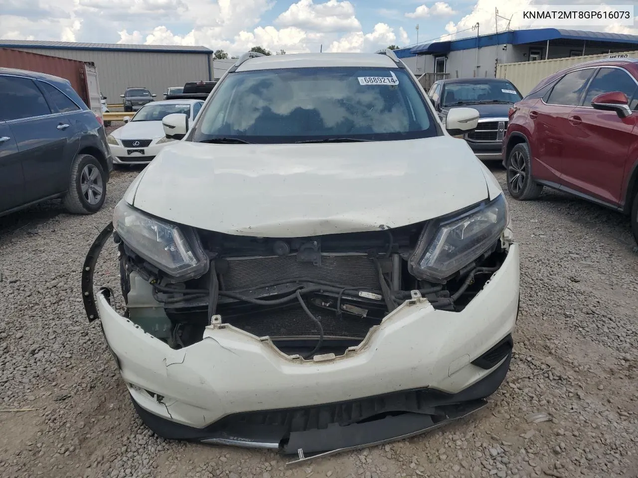 KNMAT2MT8GP616073 2016 Nissan Rogue S