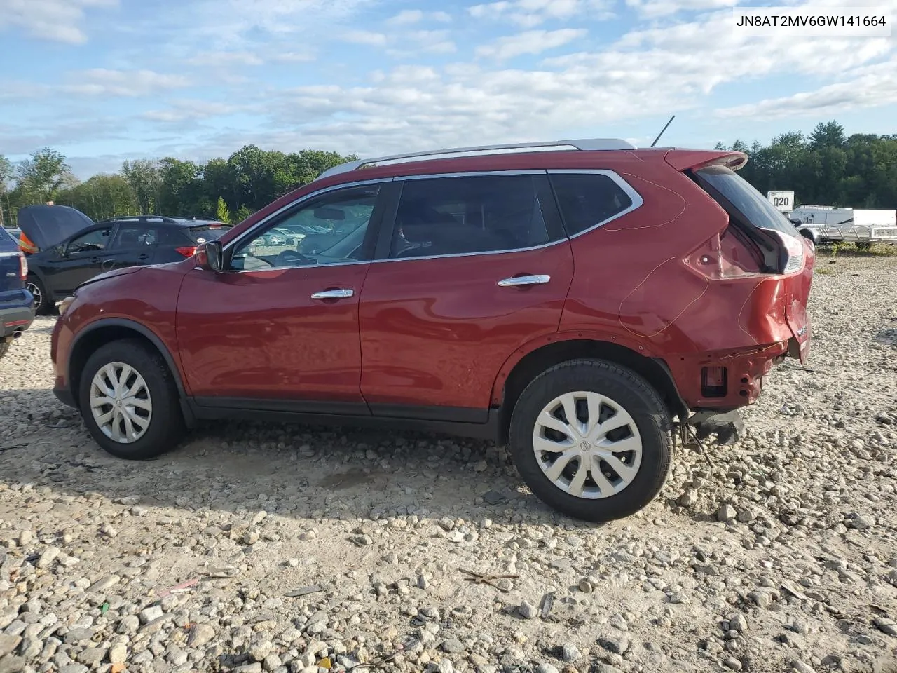 2016 Nissan Rogue S VIN: JN8AT2MV6GW141664 Lot: 68998994