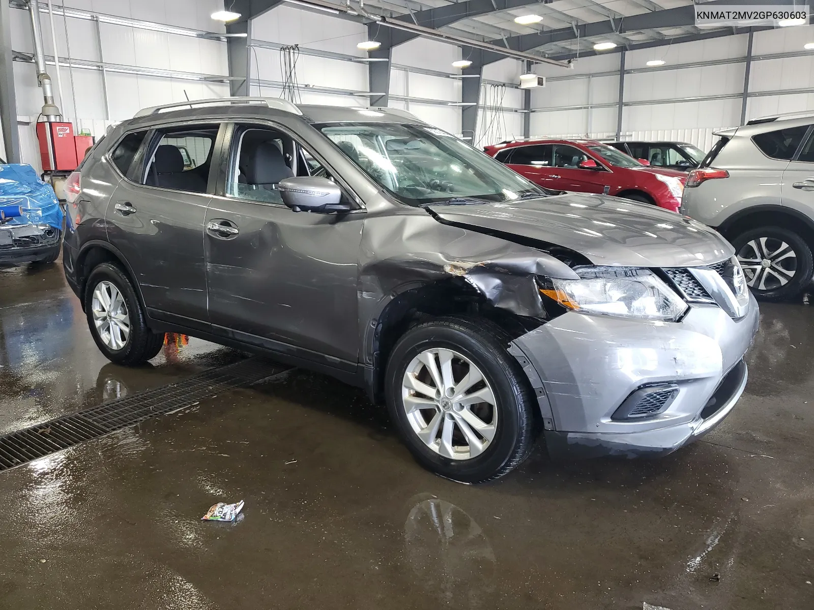 2016 Nissan Rogue S VIN: KNMAT2MV2GP630603 Lot: 69018404