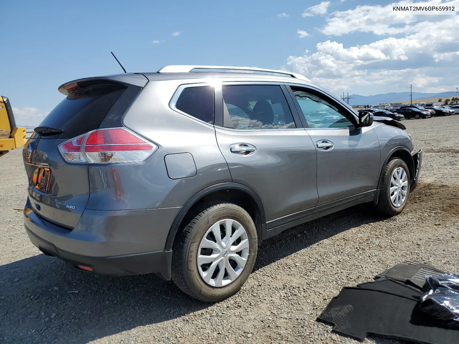 2016 Nissan Rogue S VIN: KNMAT2MV6GP659912 Lot: 69112064