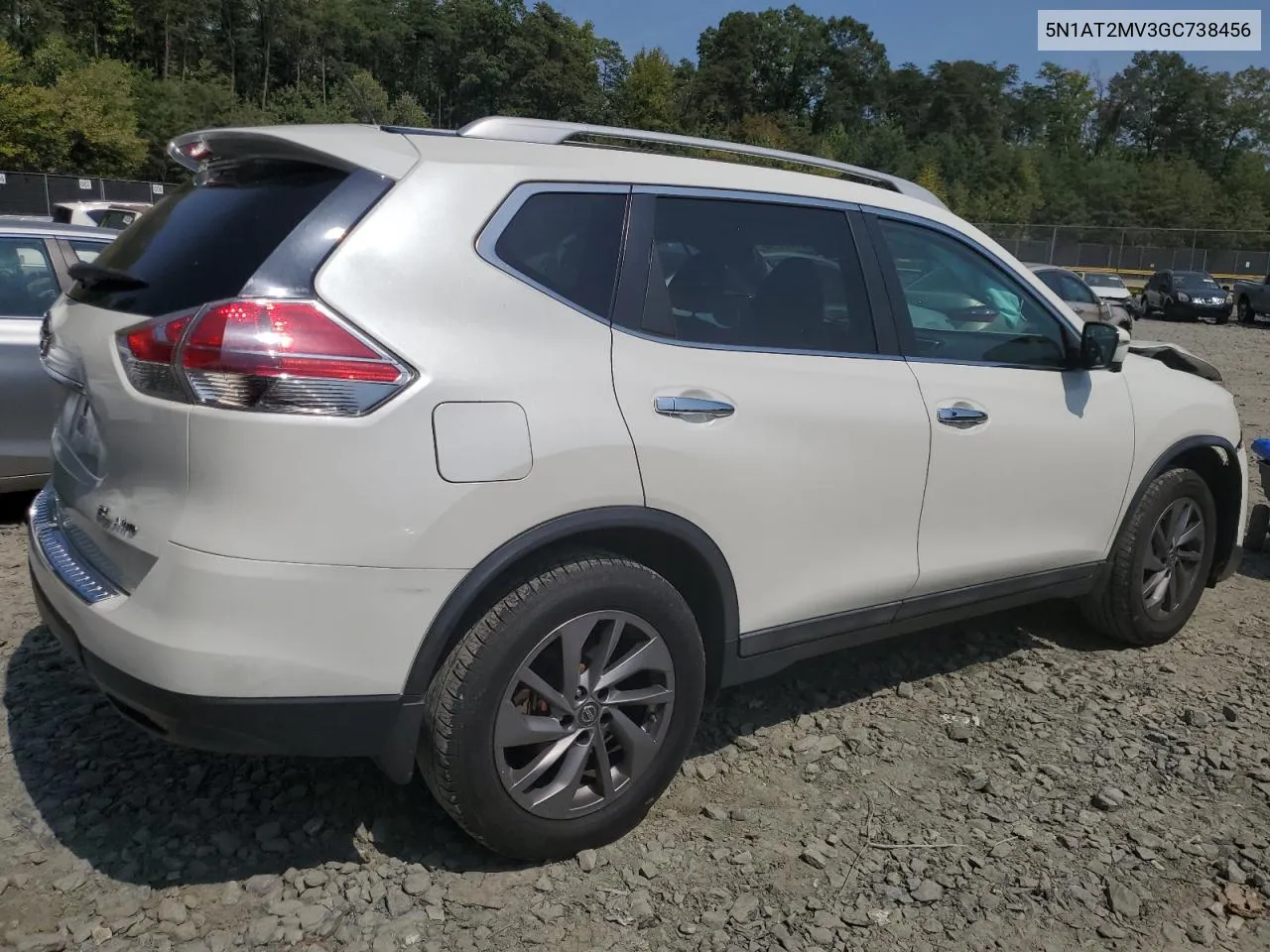 2016 Nissan Rogue S VIN: 5N1AT2MV3GC738456 Lot: 69177694