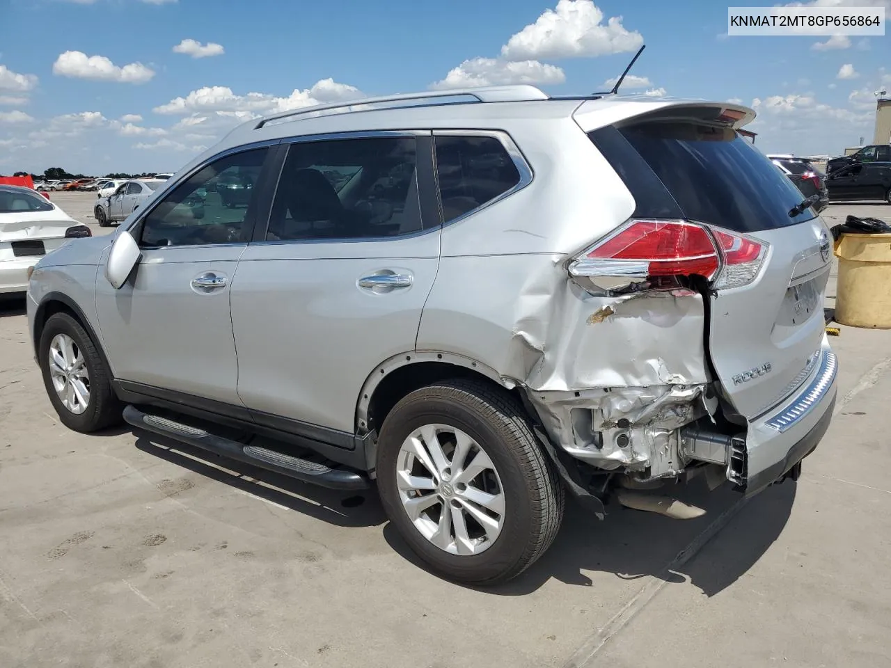 2016 Nissan Rogue S VIN: KNMAT2MT8GP656864 Lot: 69178254