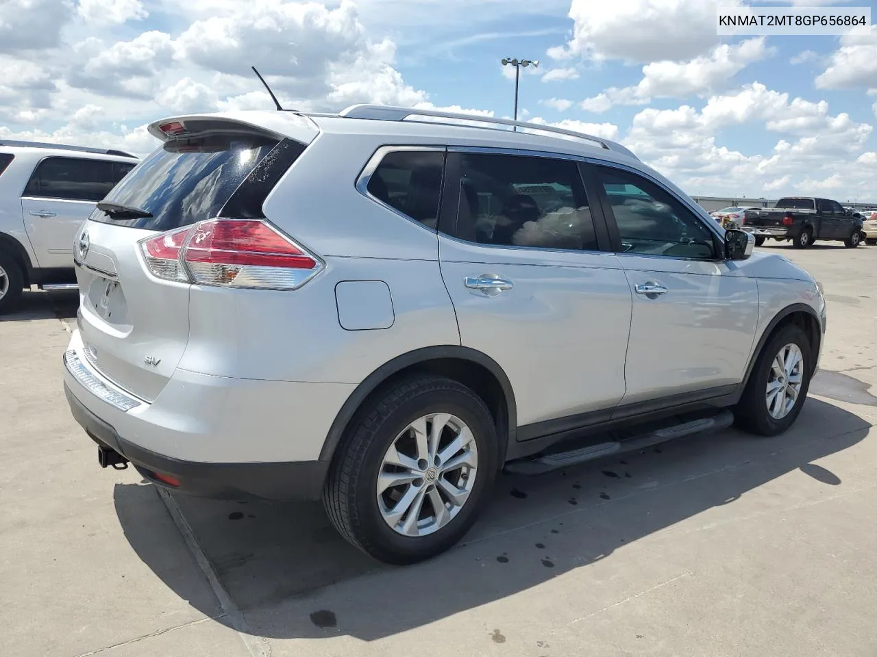 2016 Nissan Rogue S VIN: KNMAT2MT8GP656864 Lot: 69178254