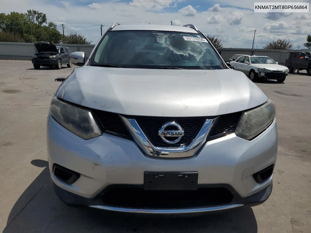 2016 Nissan Rogue S VIN: KNMAT2MT8GP656864 Lot: 69178254