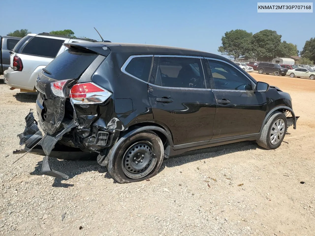 2016 Nissan Rogue S VIN: KNMAT2MT3GP707168 Lot: 69204994