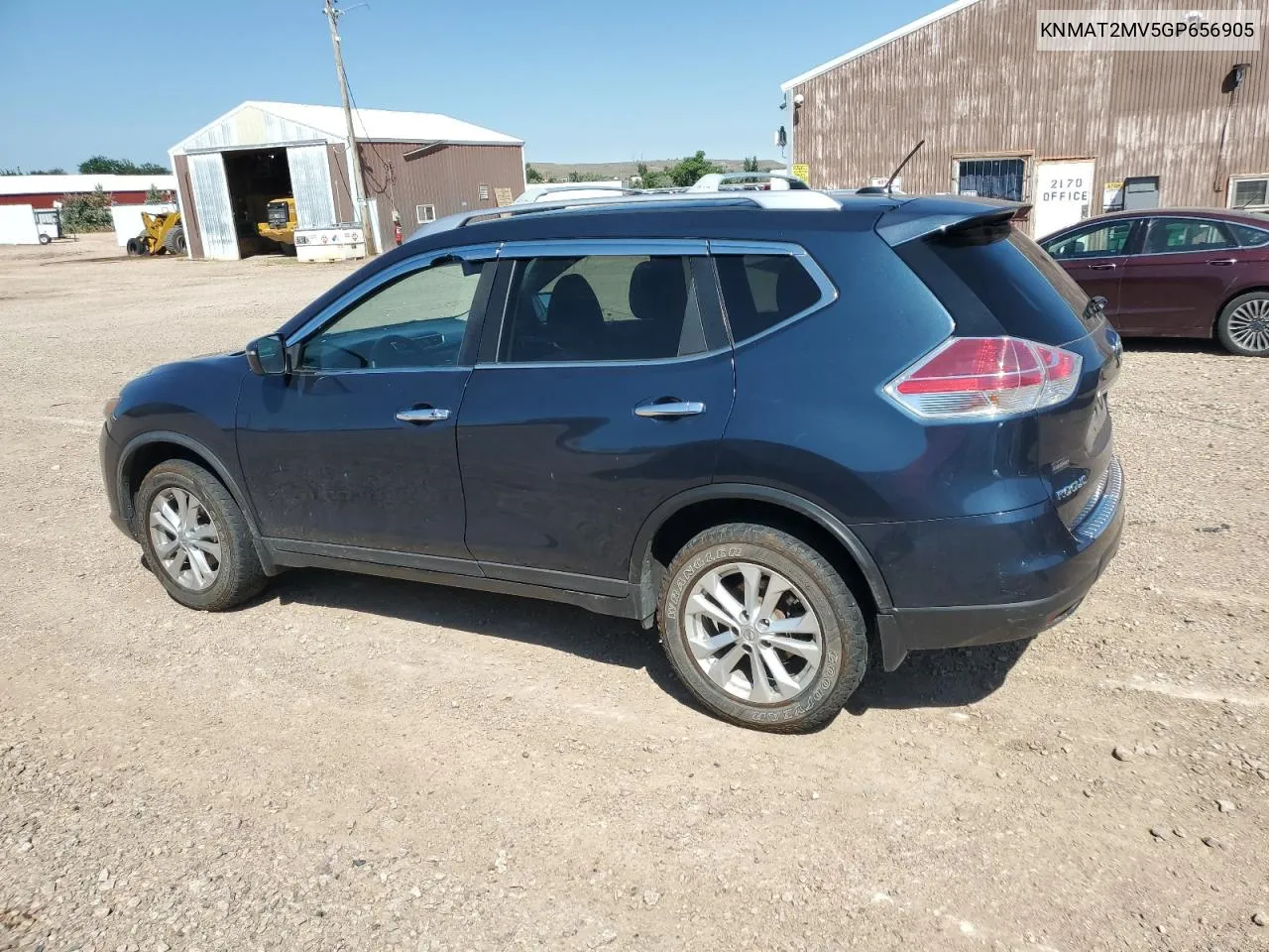 2016 Nissan Rogue S VIN: KNMAT2MV5GP656905 Lot: 69307784