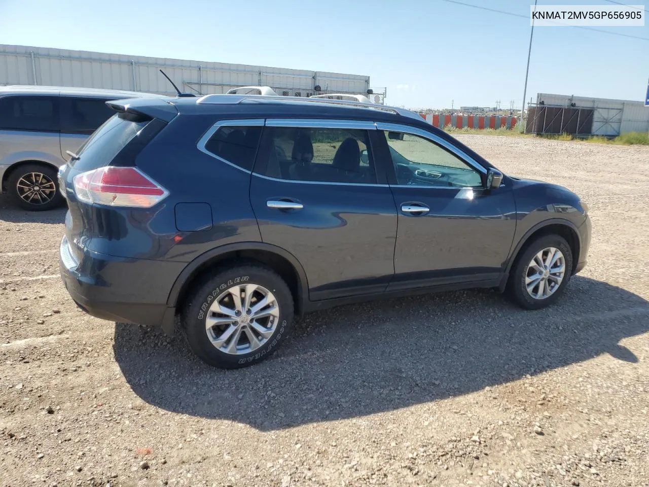 2016 Nissan Rogue S VIN: KNMAT2MV5GP656905 Lot: 69307784