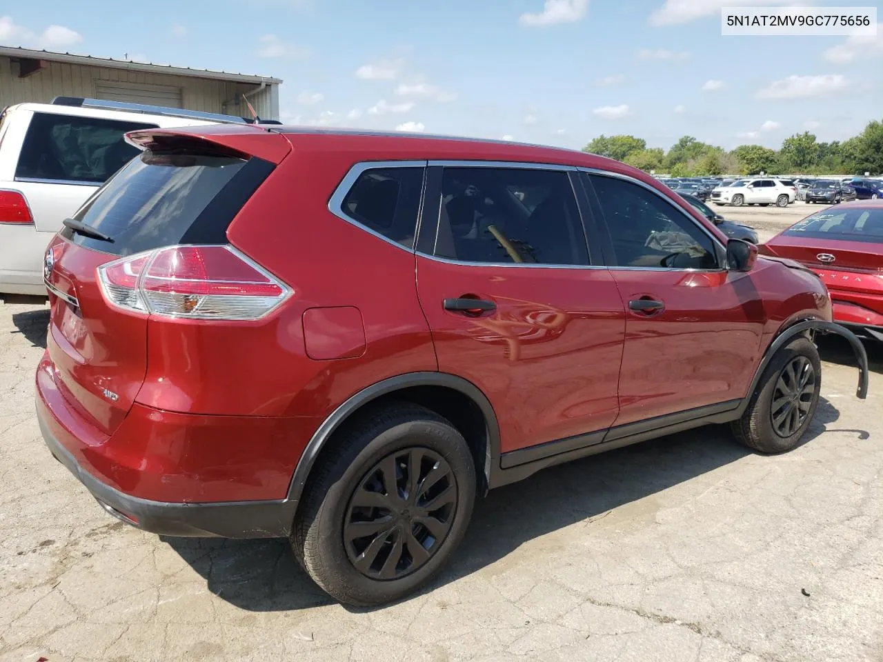 2016 Nissan Rogue S VIN: 5N1AT2MV9GC775656 Lot: 69380474