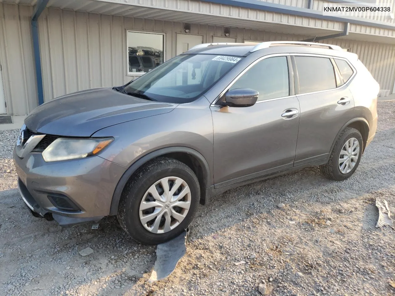 2016 Nissan Rogue S VIN: KNMAT2MV0GP604338 Lot: 69429964