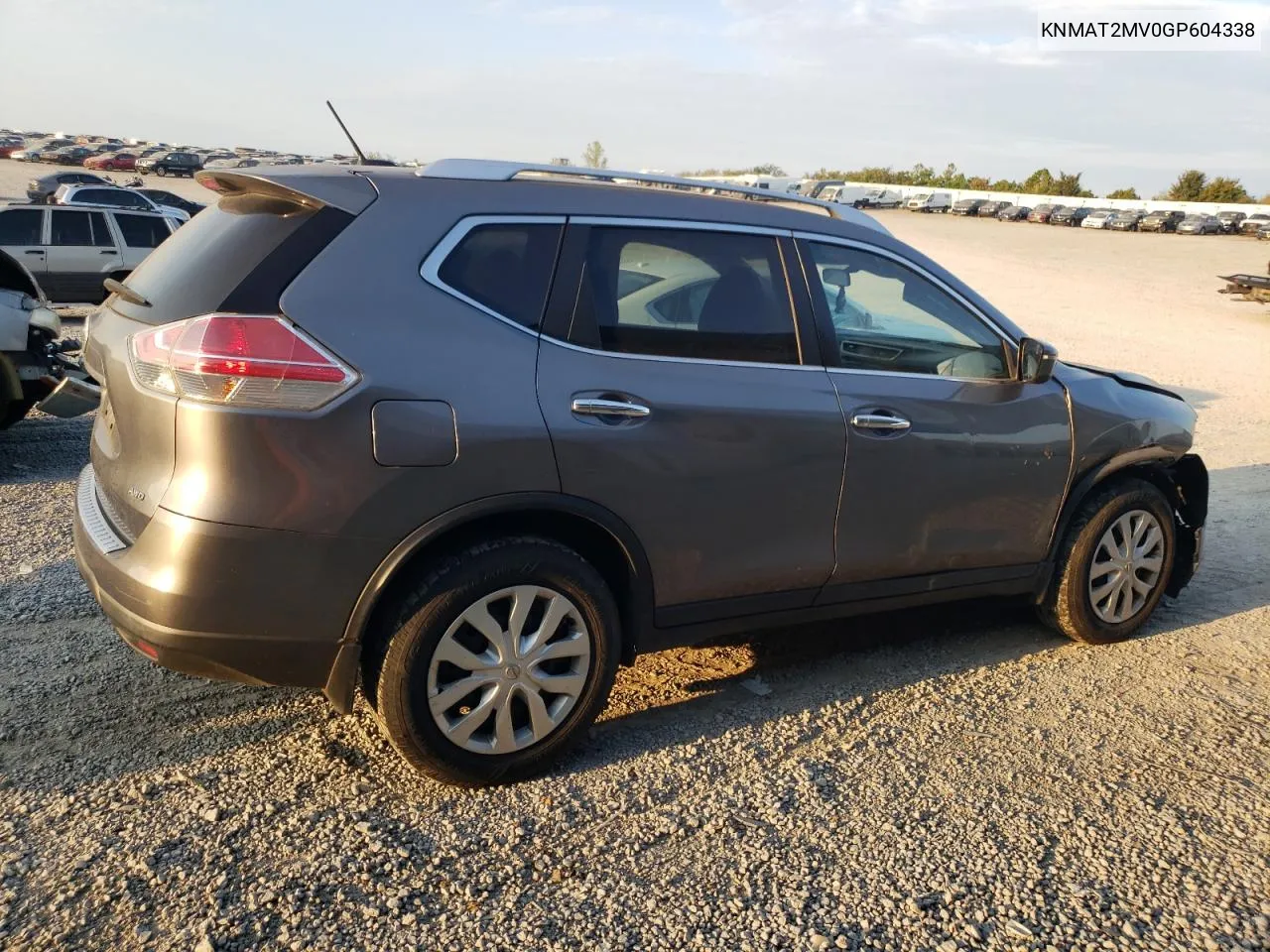 2016 Nissan Rogue S VIN: KNMAT2MV0GP604338 Lot: 69429964