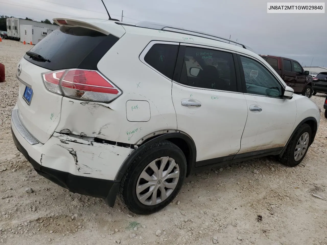 2016 Nissan Rogue S VIN: JN8AT2MT1GW029840 Lot: 69433914