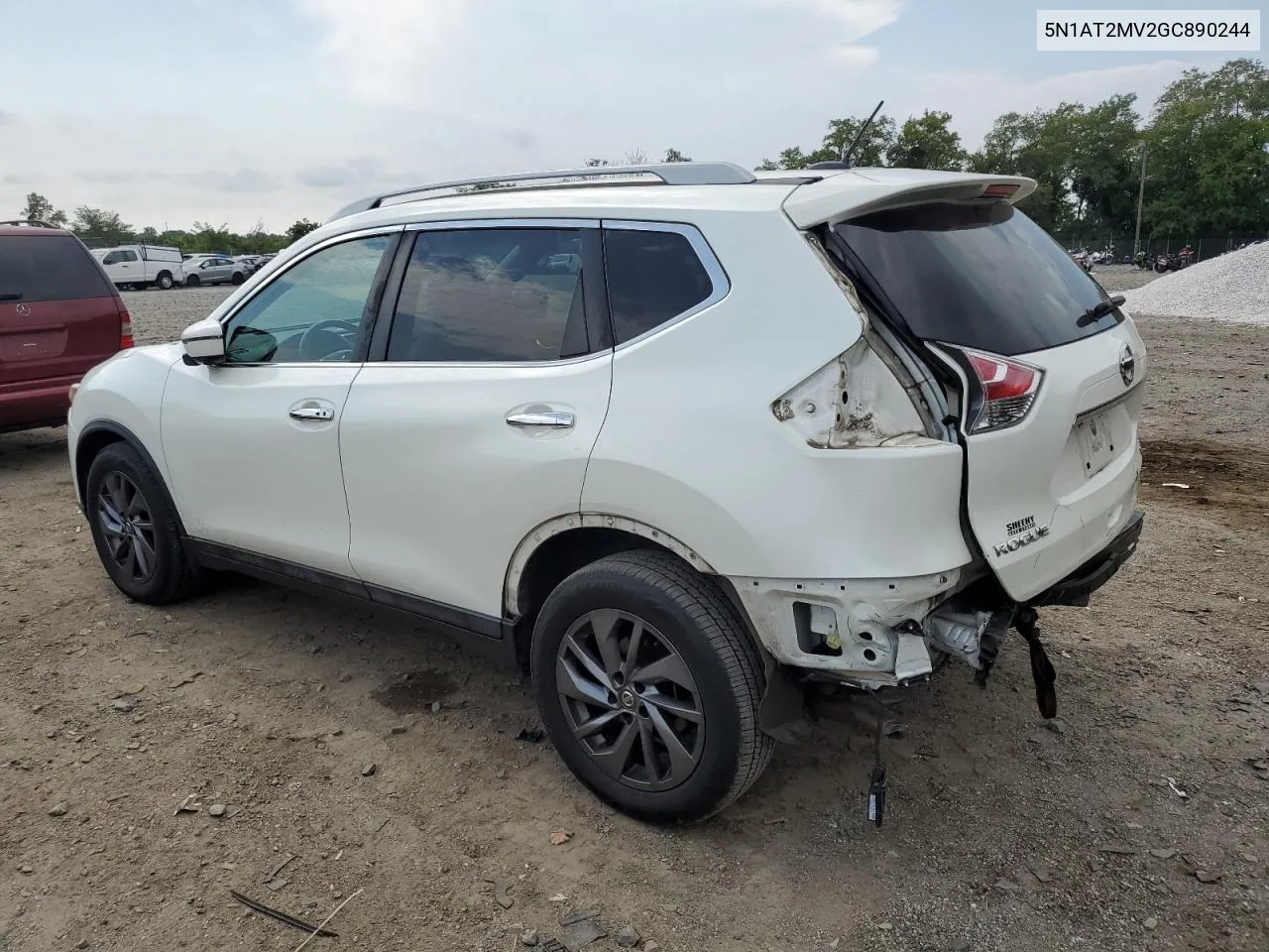 5N1AT2MV2GC890244 2016 Nissan Rogue S