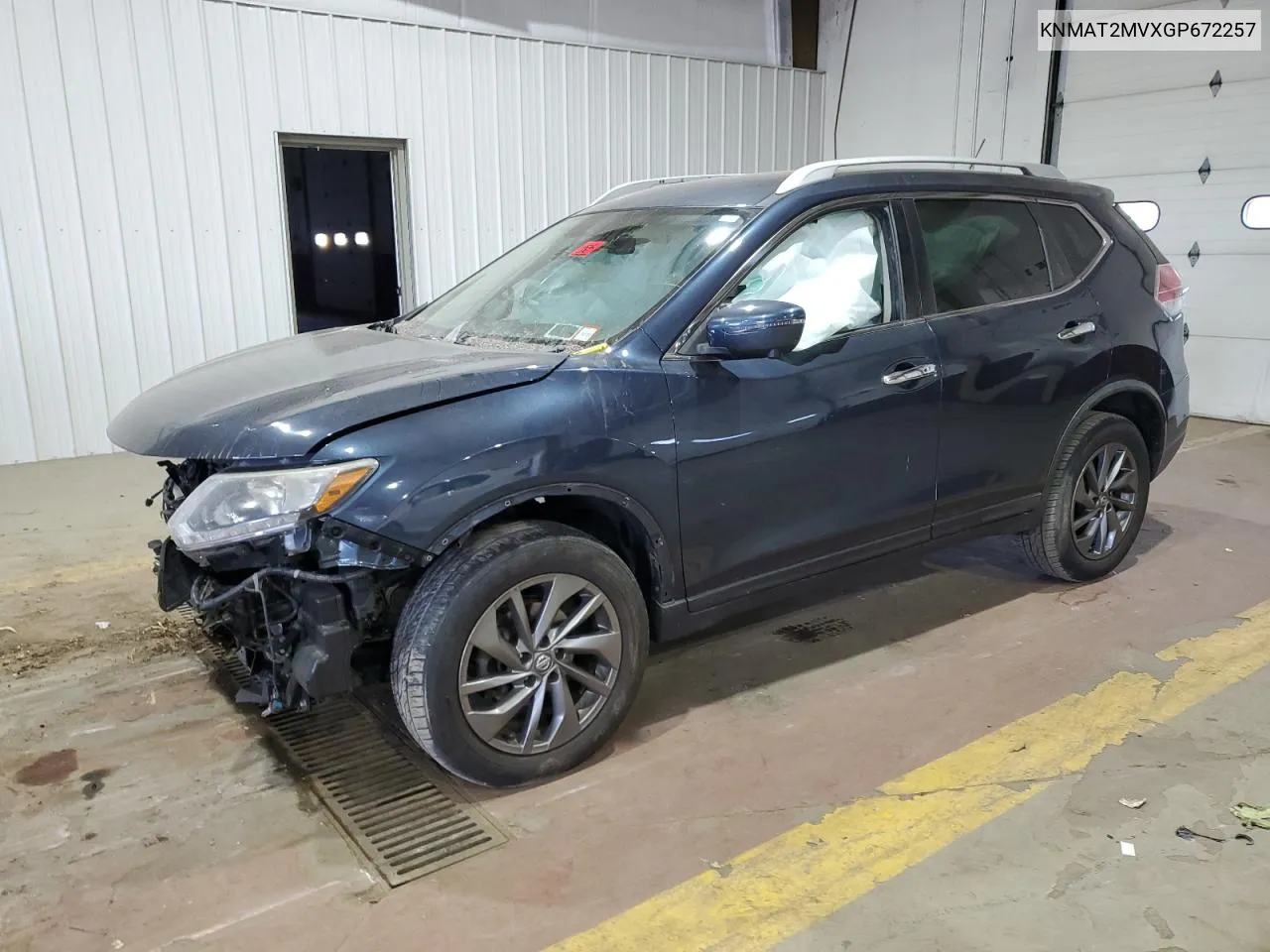 KNMAT2MVXGP672257 2016 Nissan Rogue S