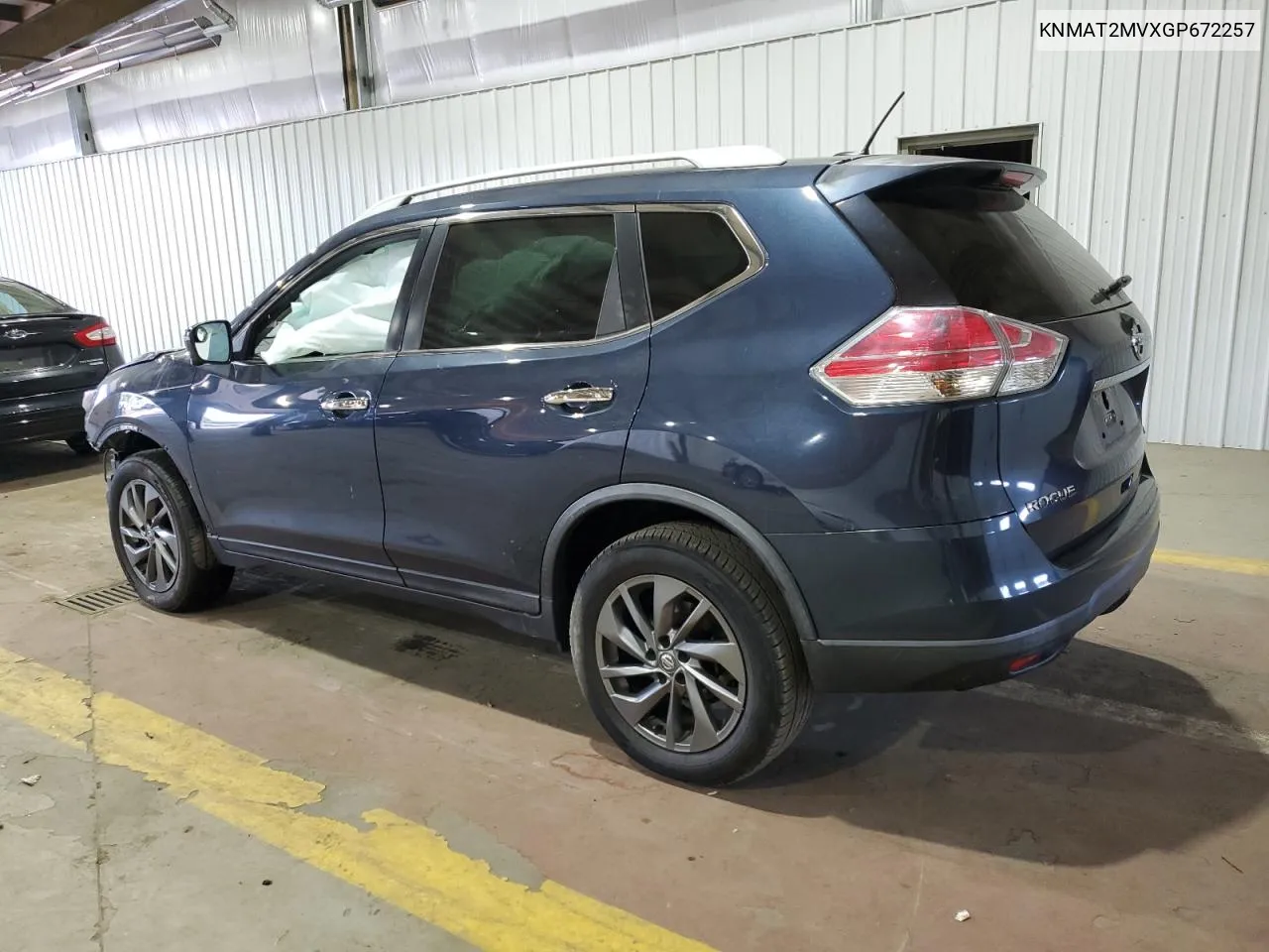 2016 Nissan Rogue S VIN: KNMAT2MVXGP672257 Lot: 69453634