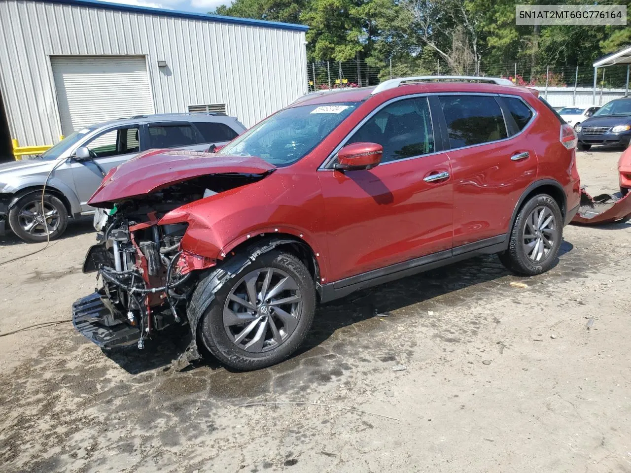 2016 Nissan Rogue S VIN: 5N1AT2MT6GC776164 Lot: 69493704