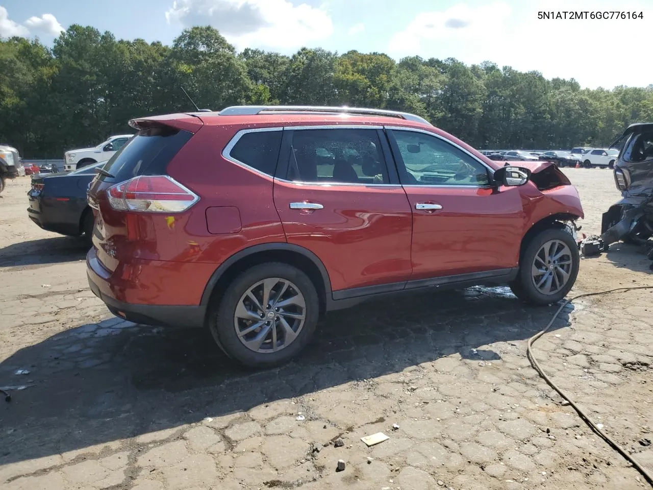 2016 Nissan Rogue S VIN: 5N1AT2MT6GC776164 Lot: 69493704