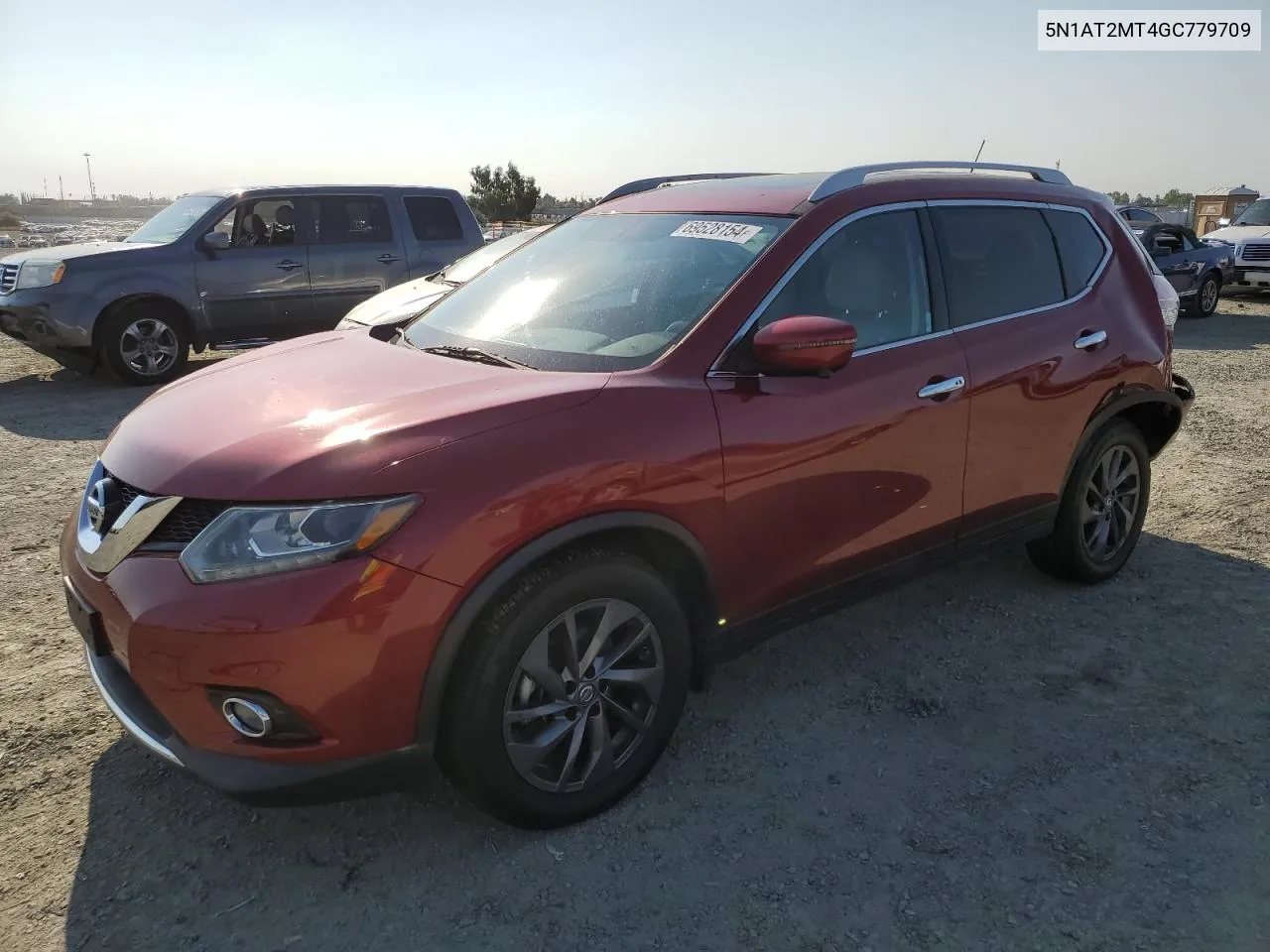 5N1AT2MT4GC779709 2016 Nissan Rogue S