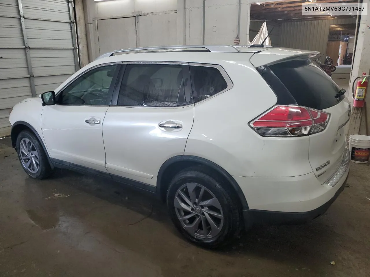 2016 Nissan Rogue S VIN: 5N1AT2MV6GC791457 Lot: 69763234