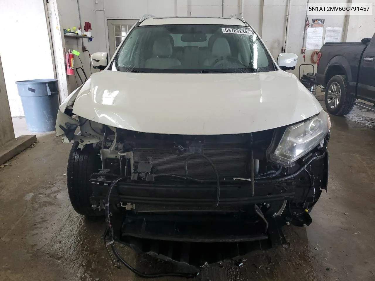 2016 Nissan Rogue S VIN: 5N1AT2MV6GC791457 Lot: 69763234