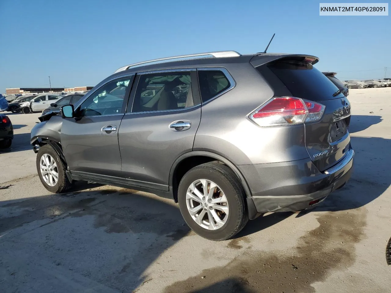 2016 Nissan Rogue S VIN: KNMAT2MT4GP628091 Lot: 69769674