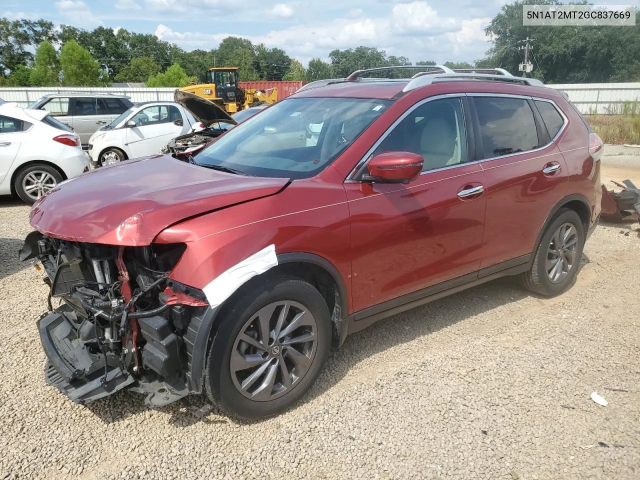 2016 Nissan Rogue S VIN: 5N1AT2MT2GC837669 Lot: 69812224