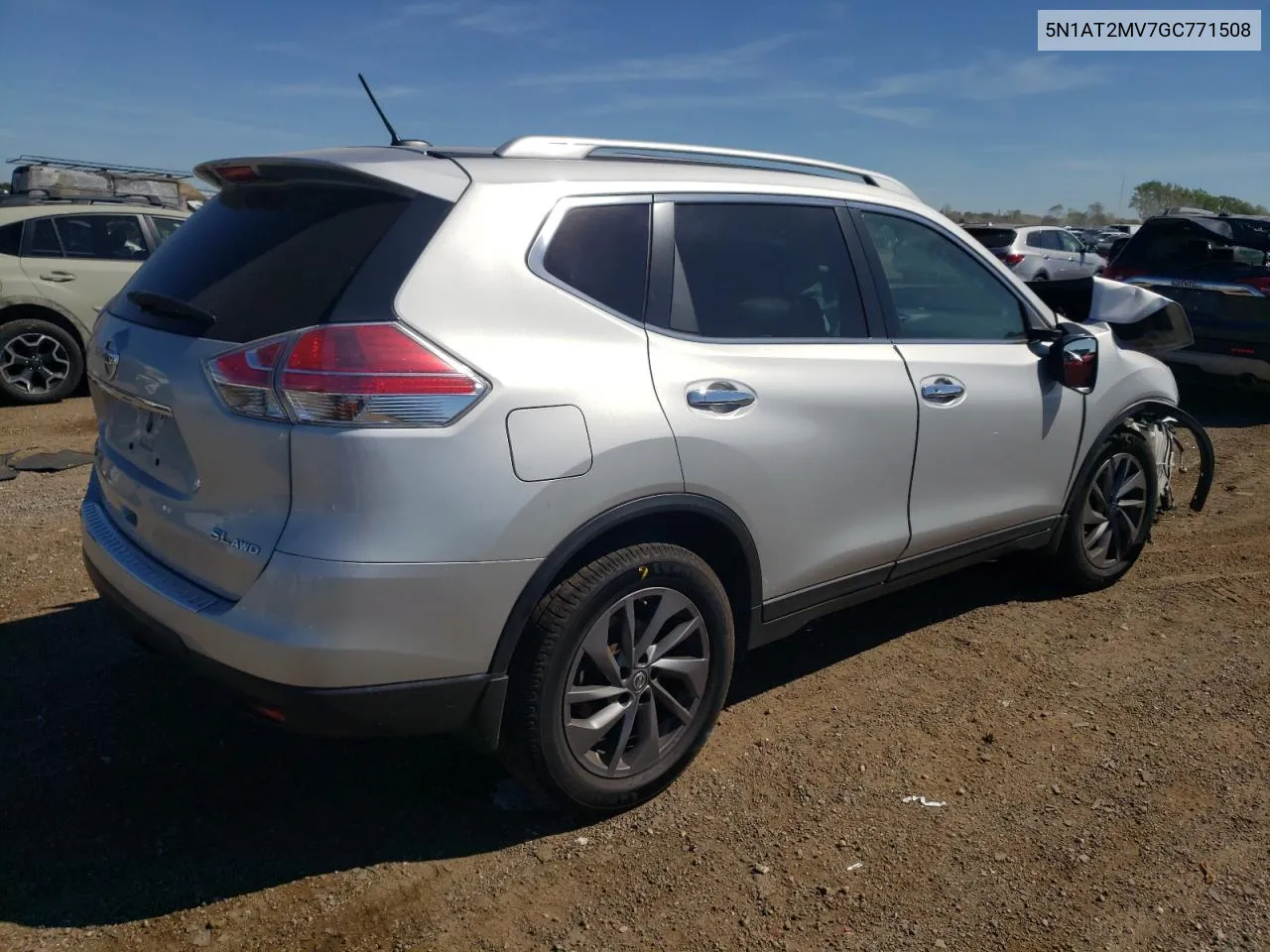 2016 Nissan Rogue S VIN: 5N1AT2MV7GC771508 Lot: 69822384