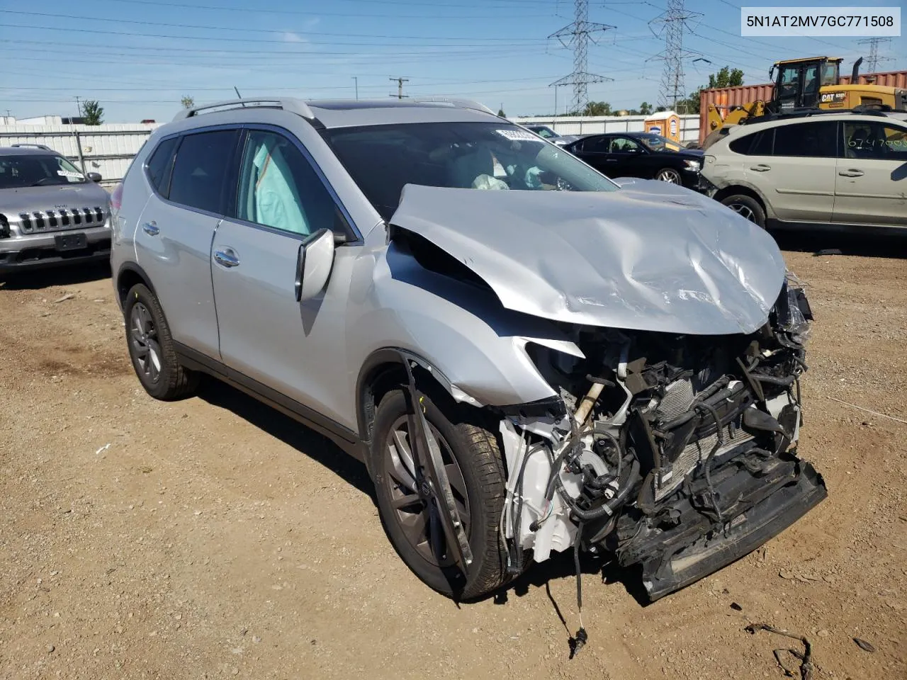 2016 Nissan Rogue S VIN: 5N1AT2MV7GC771508 Lot: 69822384