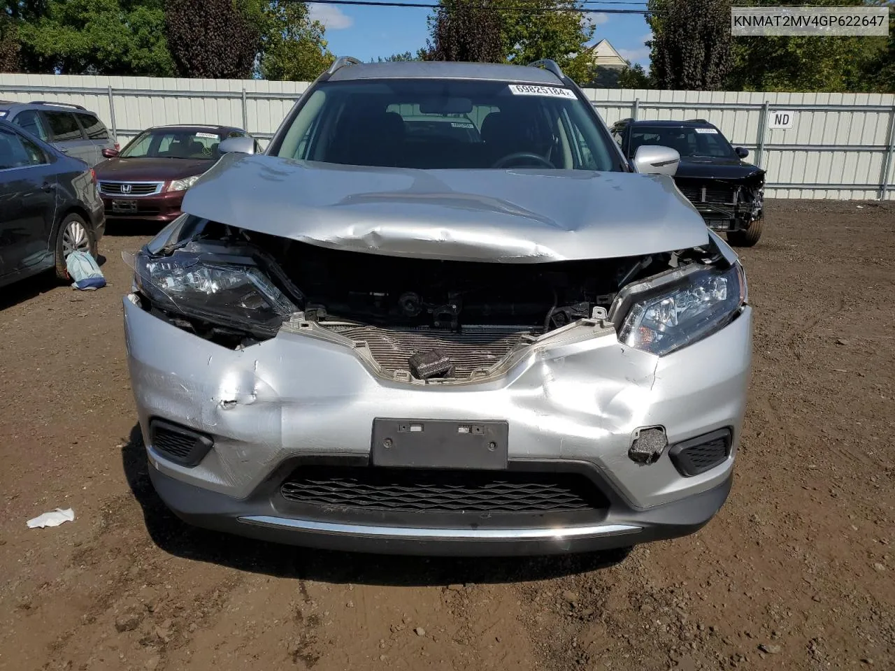 KNMAT2MV4GP622647 2016 Nissan Rogue S