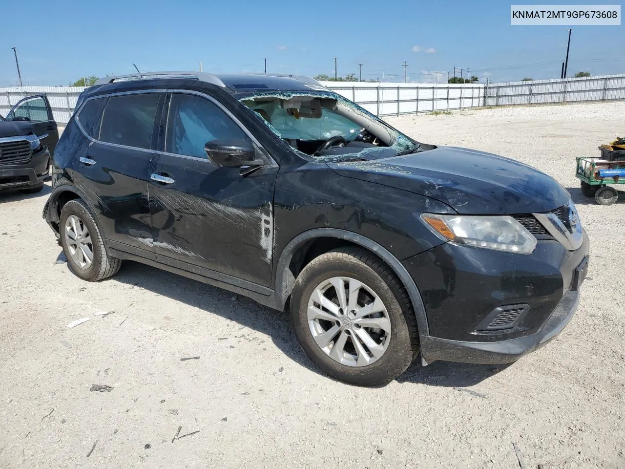 2016 Nissan Rogue S VIN: KNMAT2MT9GP673608 Lot: 69855484