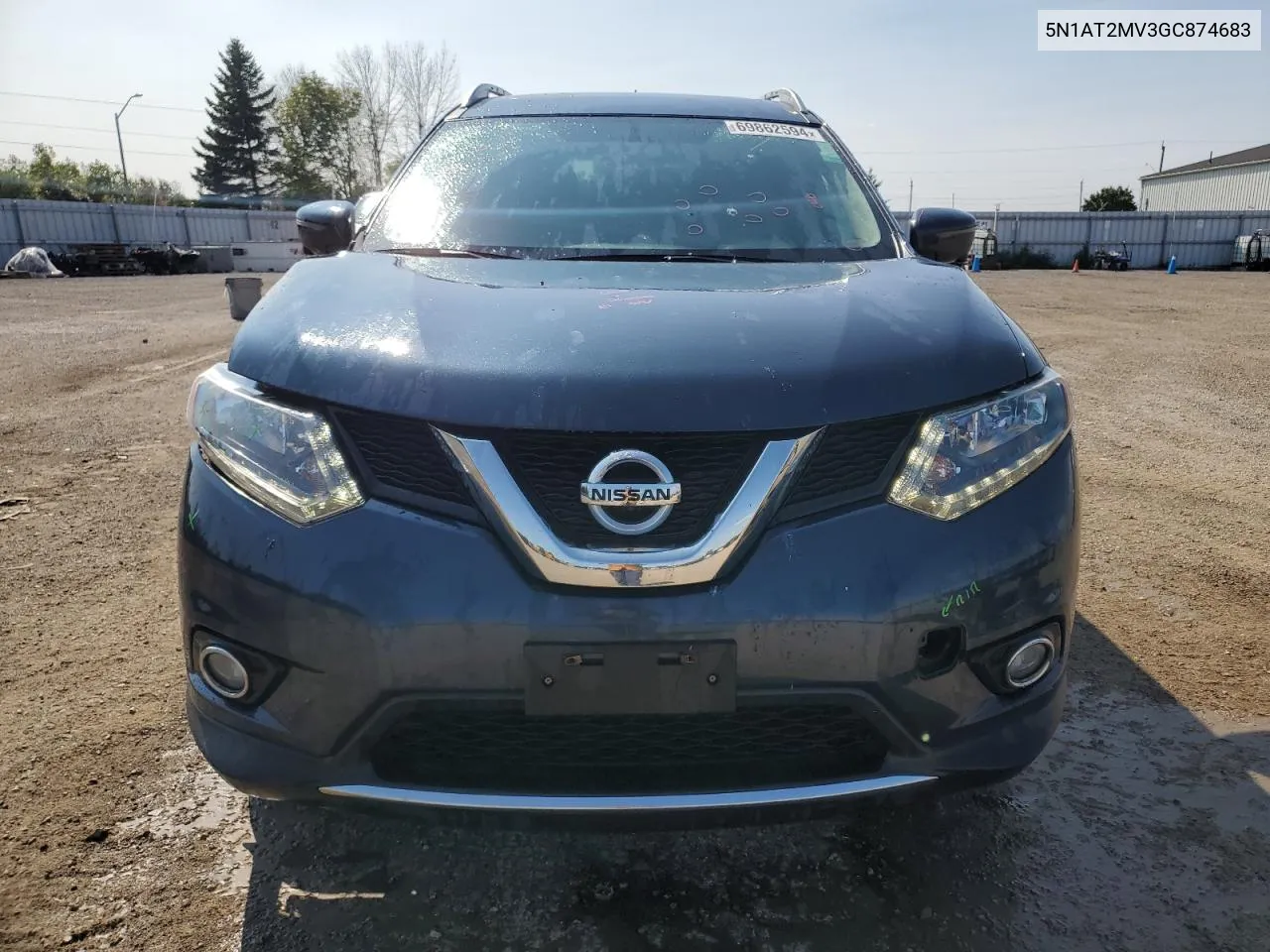 5N1AT2MV3GC874683 2016 Nissan Rogue S