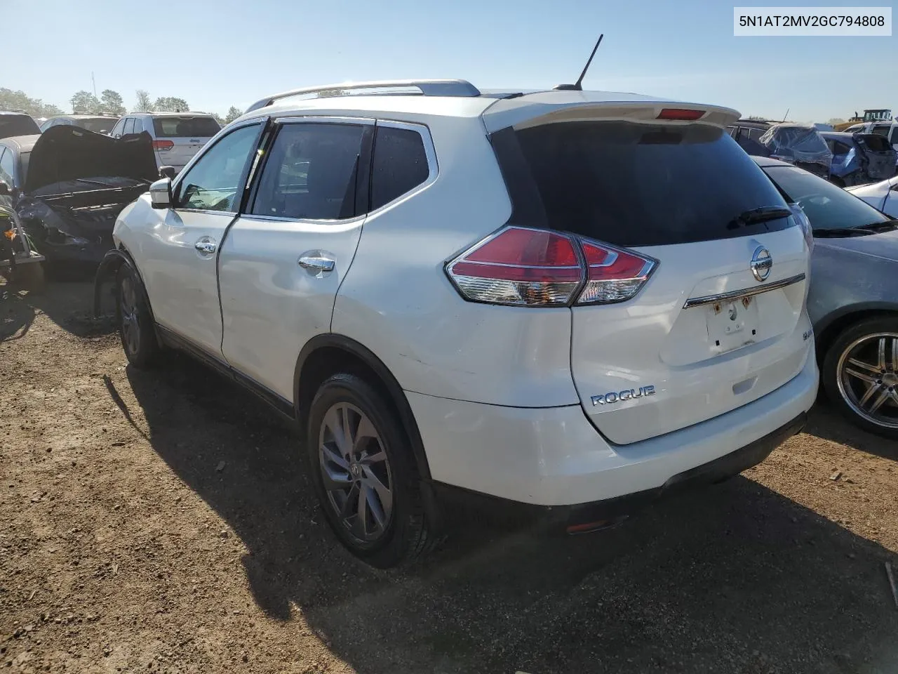 2016 Nissan Rogue S VIN: 5N1AT2MV2GC794808 Lot: 69881844