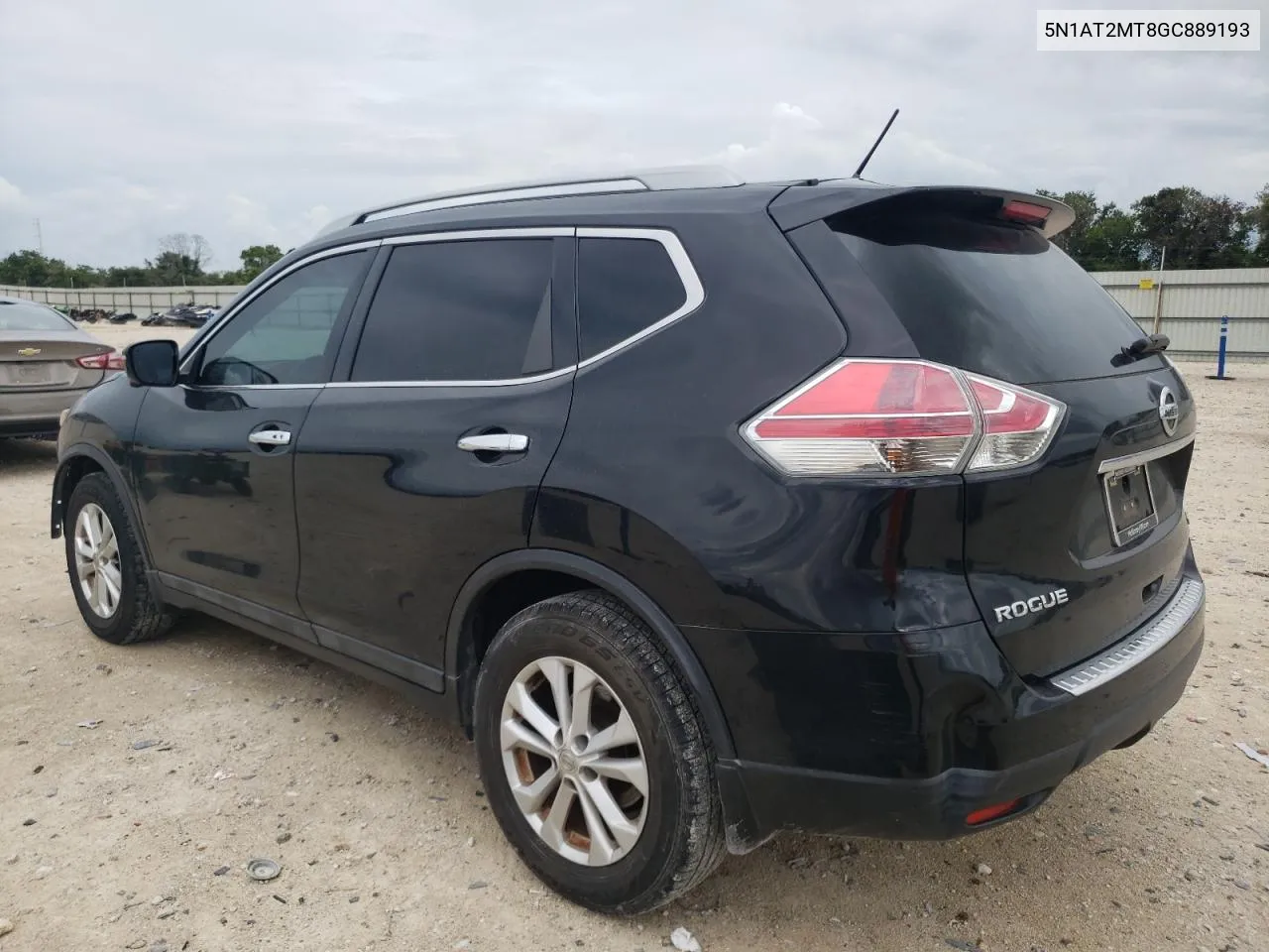 2016 Nissan Rogue S VIN: 5N1AT2MT8GC889193 Lot: 69919974