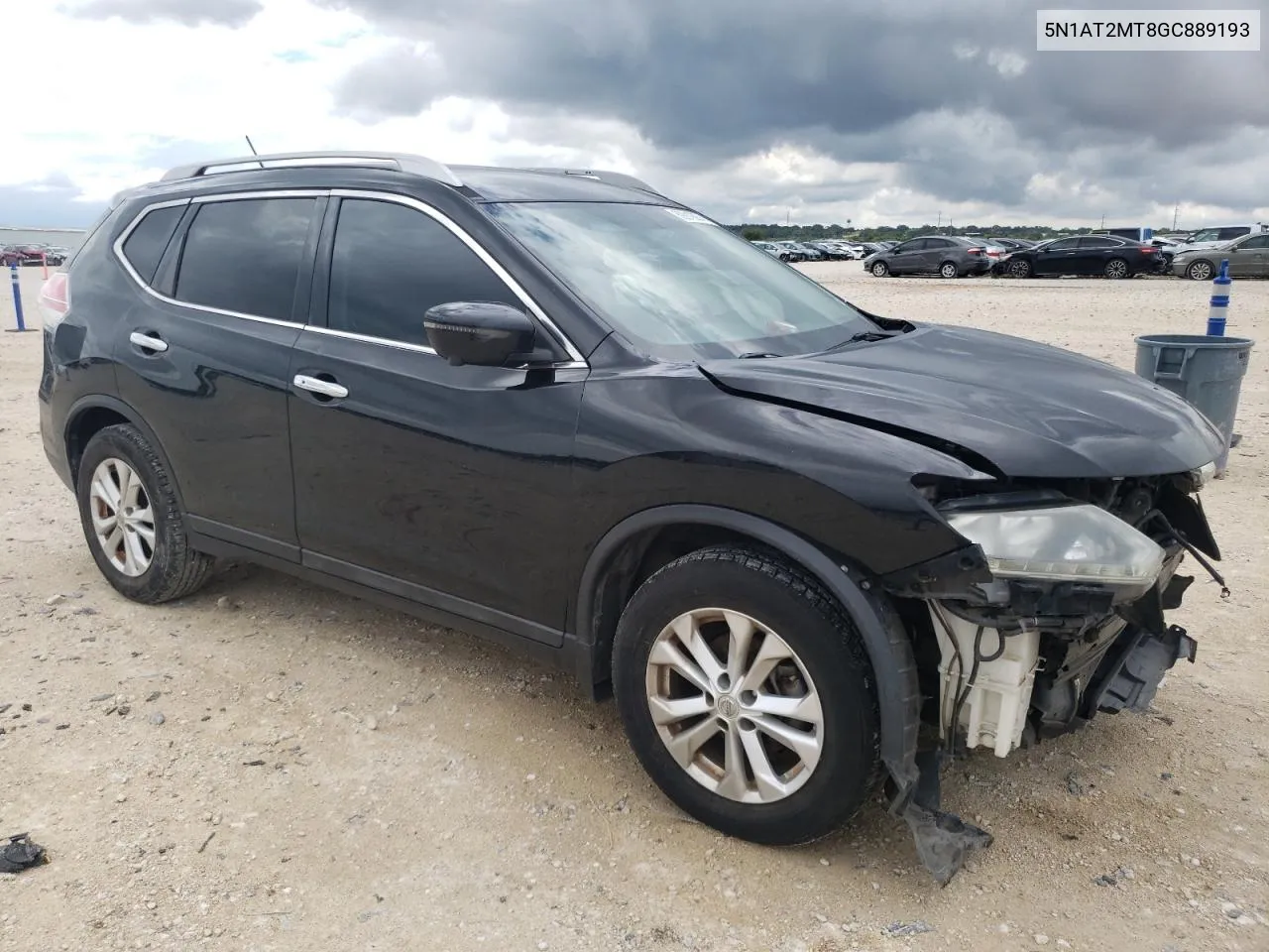 2016 Nissan Rogue S VIN: 5N1AT2MT8GC889193 Lot: 69919974