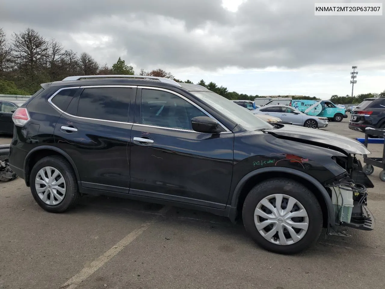 2016 Nissan Rogue S VIN: KNMAT2MT2GP637307 Lot: 69930884