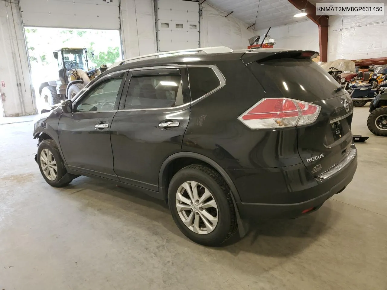 2016 Nissan Rogue S VIN: KNMAT2MV8GP631450 Lot: 69980124