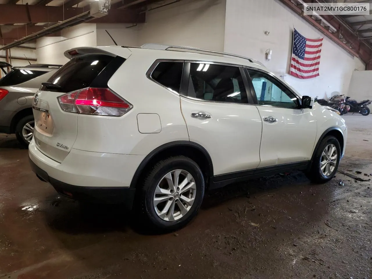 2016 Nissan Rogue S VIN: 5N1AT2MV1GC800176 Lot: 70010434