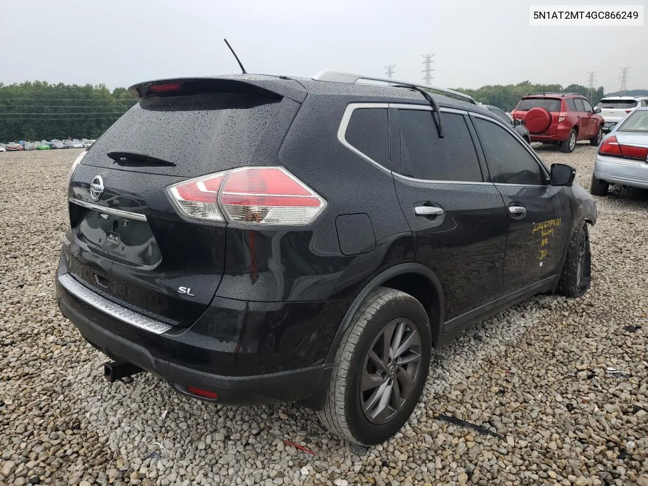 2016 Nissan Rogue S VIN: 5N1AT2MT4GC866249 Lot: 70017924