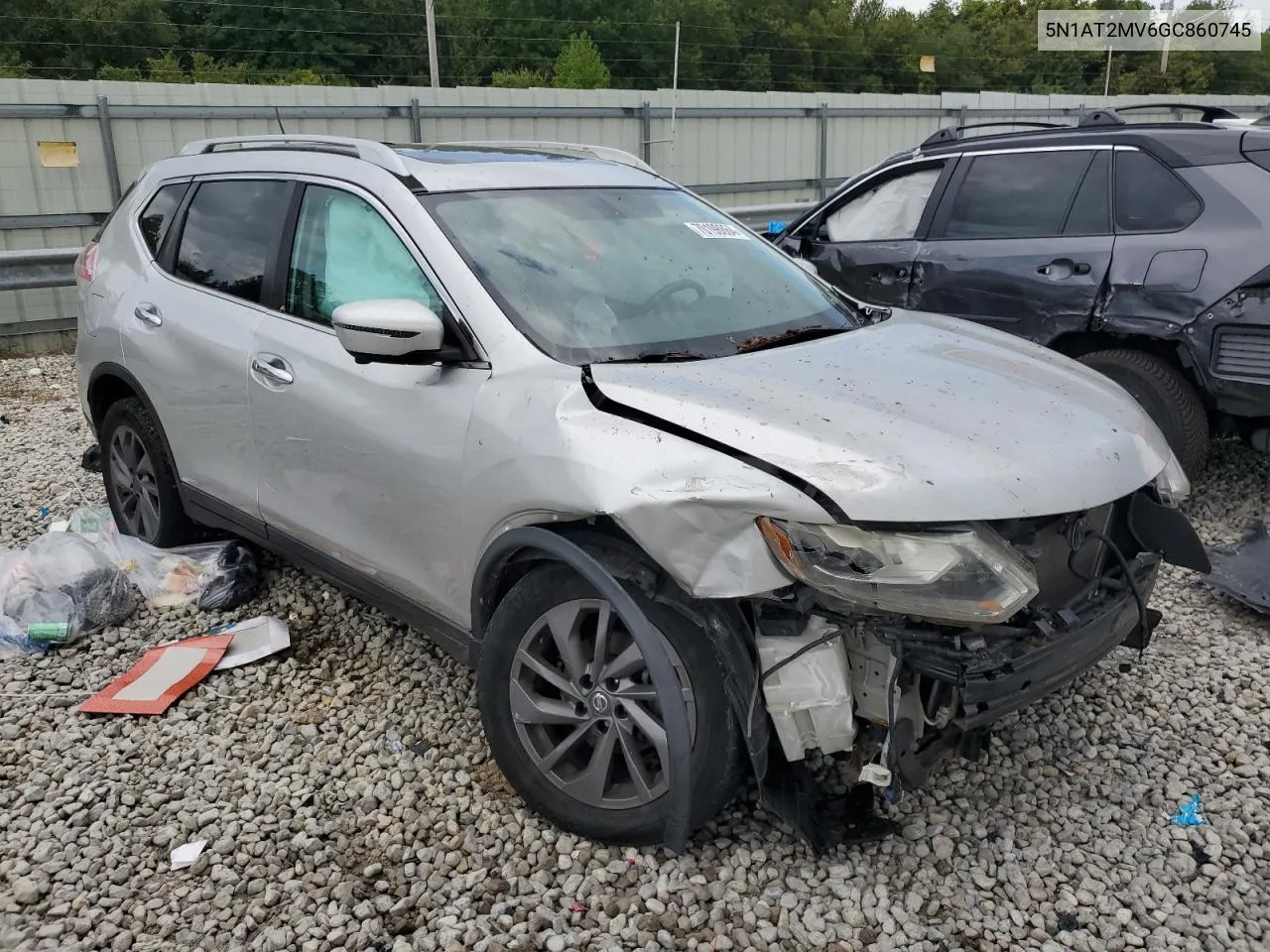 2016 Nissan Rogue S VIN: 5N1AT2MV6GC860745 Lot: 70198864