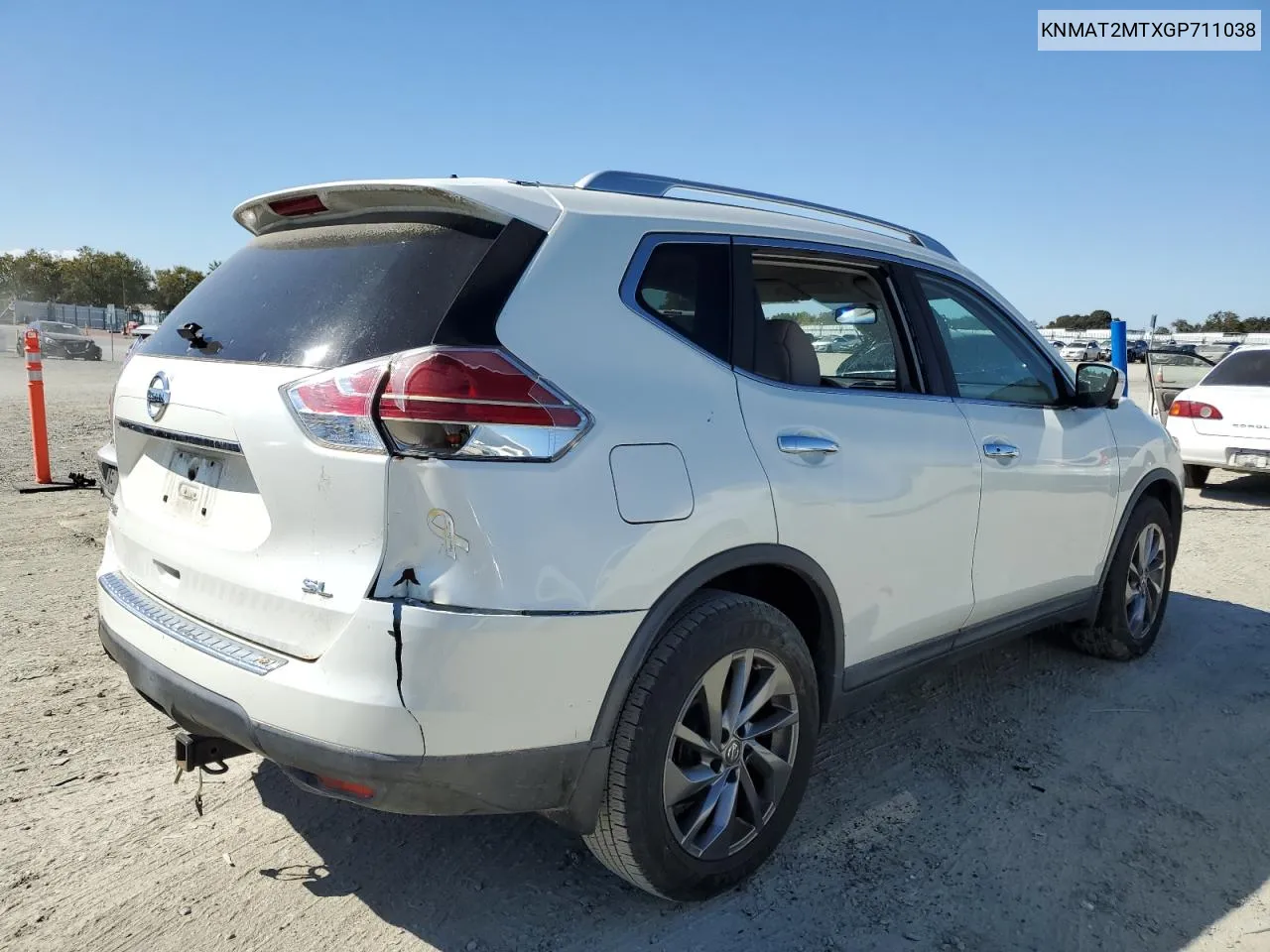 KNMAT2MTXGP711038 2016 Nissan Rogue S