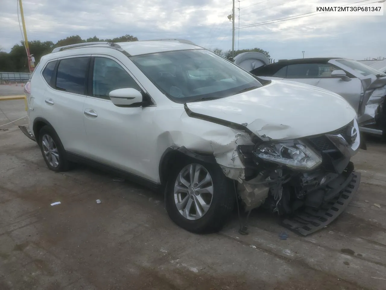 KNMAT2MT3GP681347 2016 Nissan Rogue S