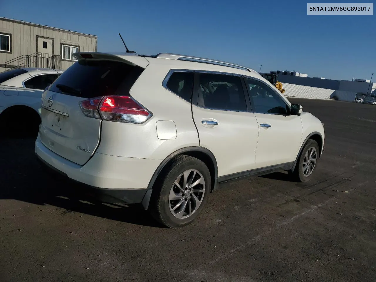 2016 Nissan Rogue S VIN: 5N1AT2MV6GC893017 Lot: 70302874