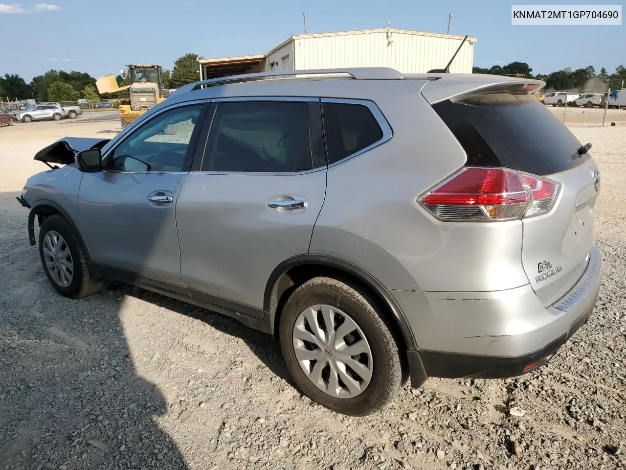 2016 Nissan Rogue S VIN: KNMAT2MT1GP704690 Lot: 70368154