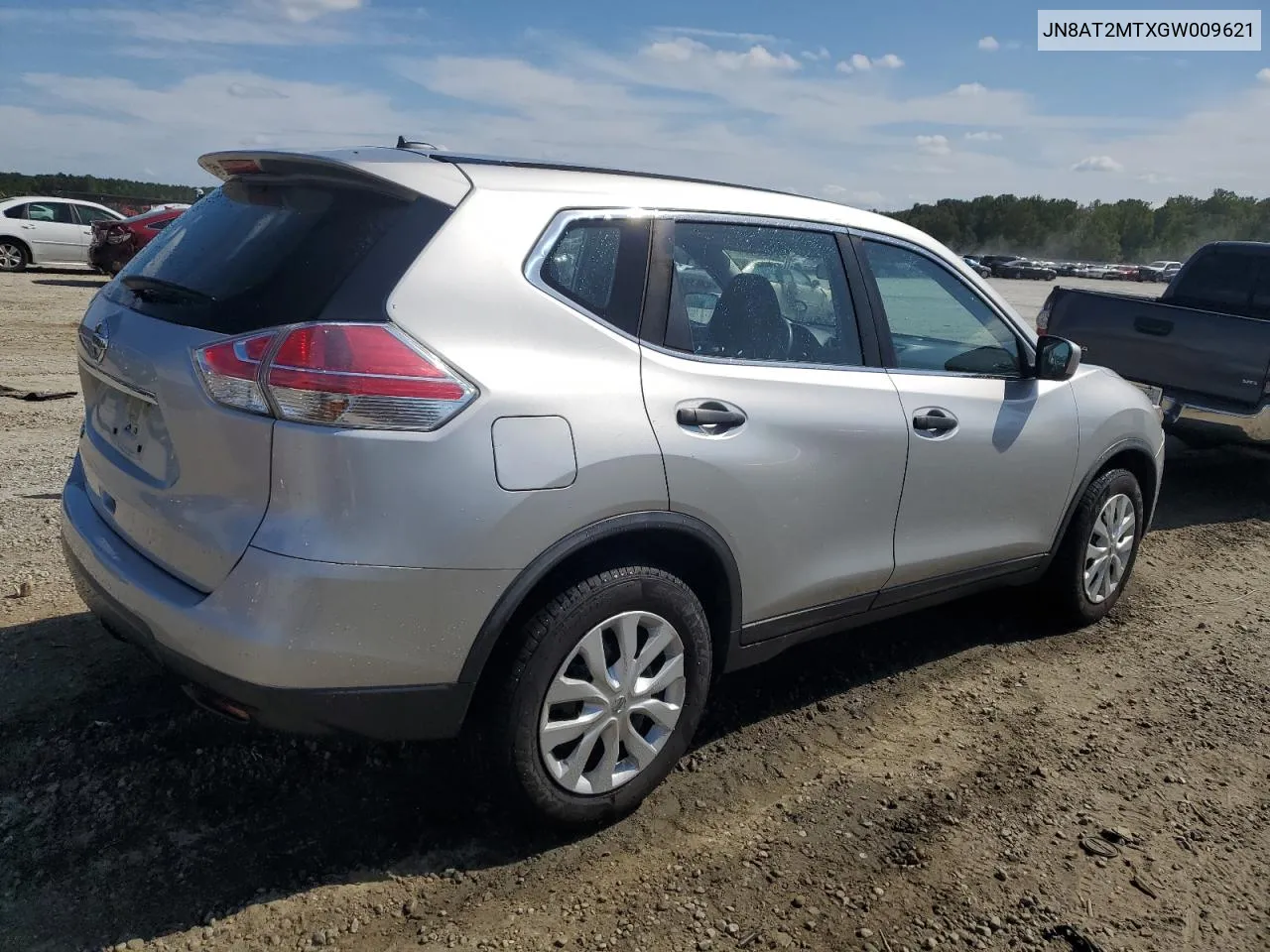 2016 Nissan Rogue S VIN: JN8AT2MTXGW009621 Lot: 70422444