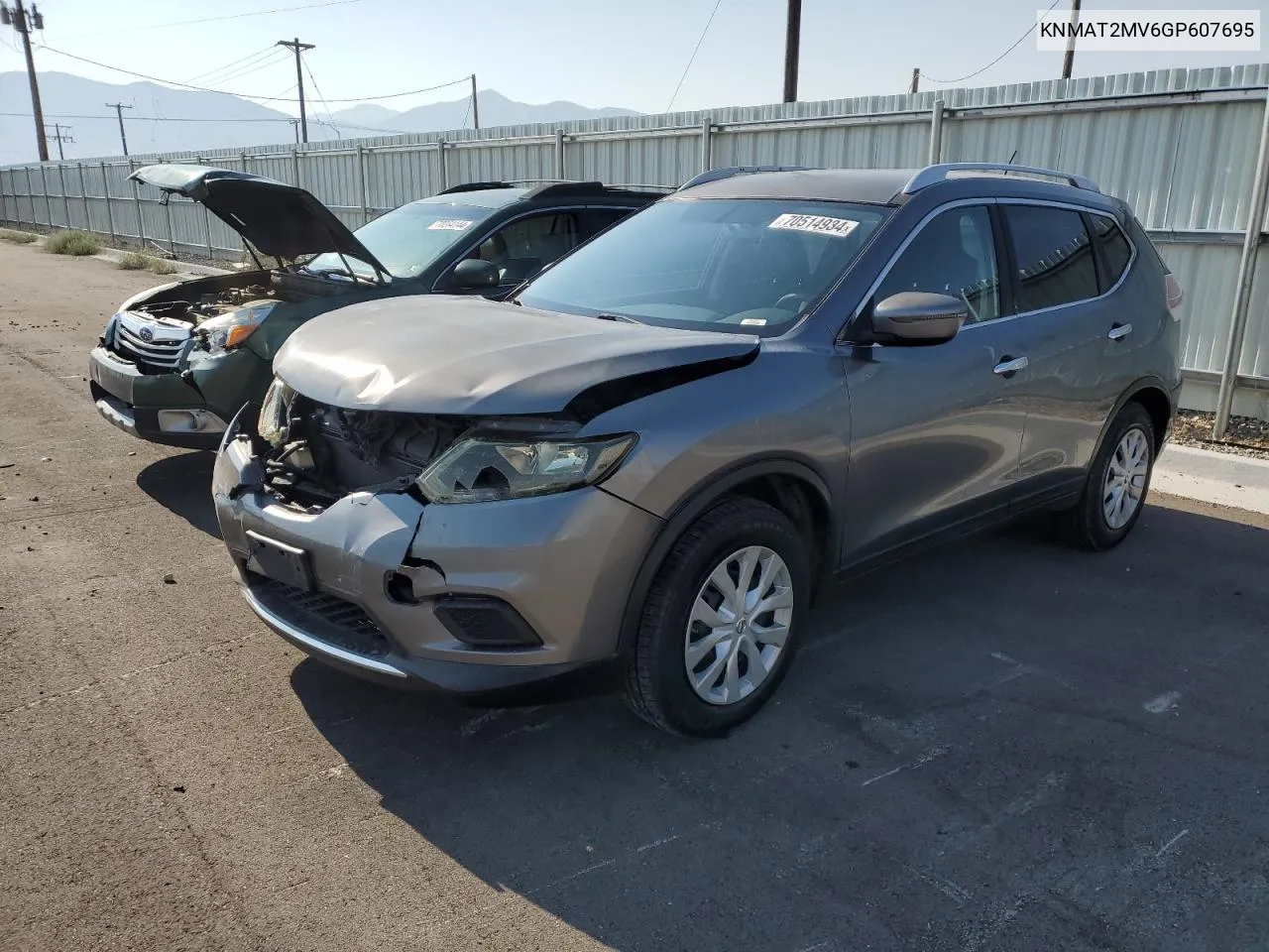 KNMAT2MV6GP607695 2016 Nissan Rogue S